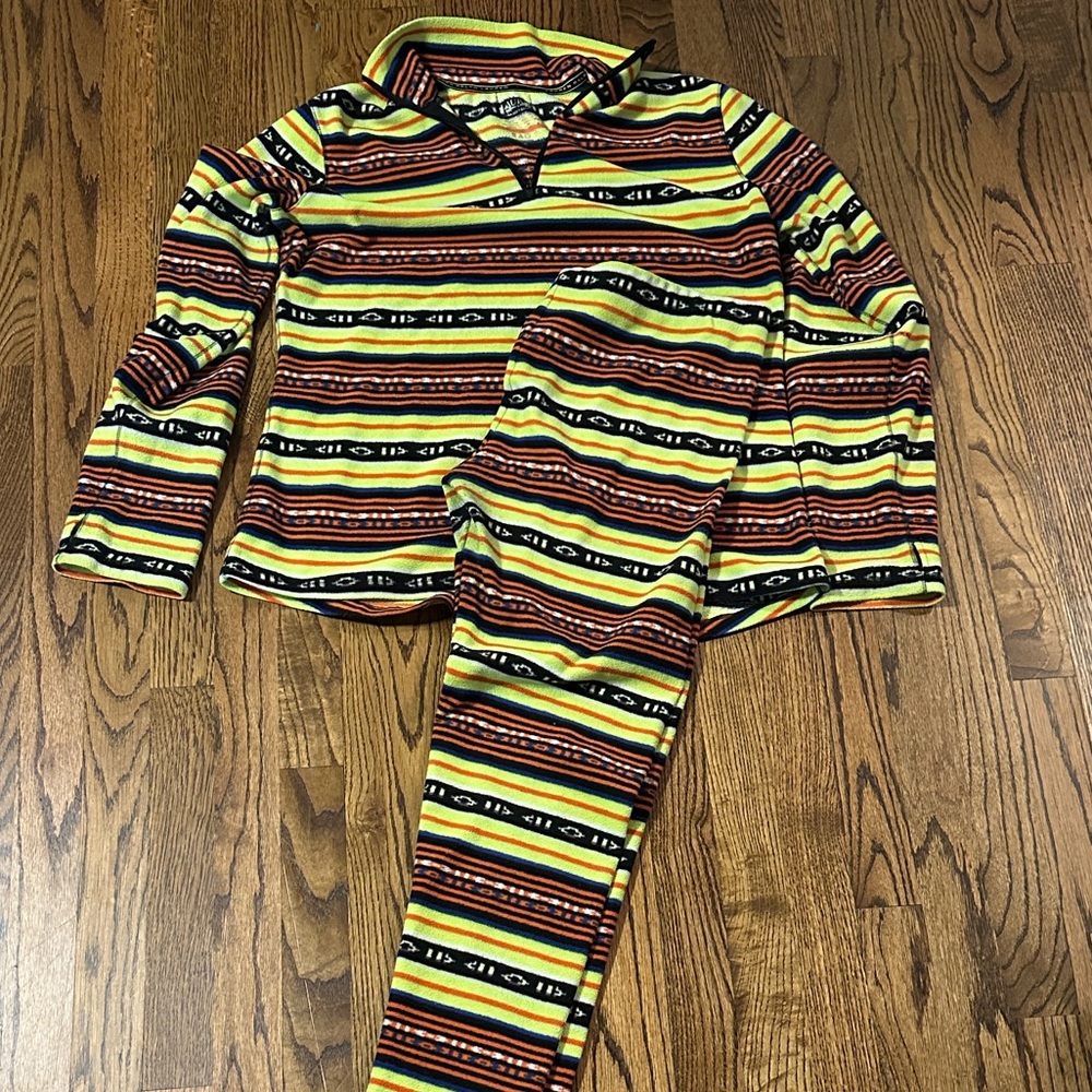 Ralph Lauren womens fleece Aztec print two piece set